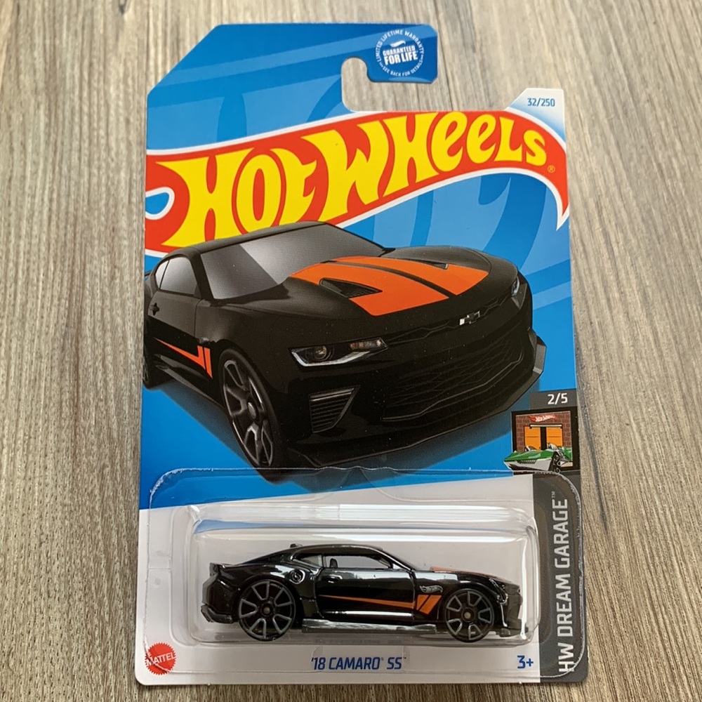 Hot Wheels 2018 Camaro SS Chevy Chevrolet Black Muscle Car Hotwheels 2024 New